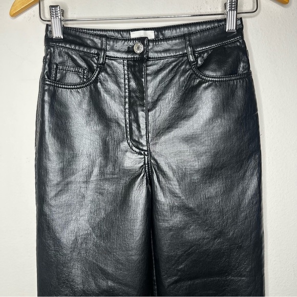 Aritzia Wilfred Melina Straight Leg Vegan Leather Pants - Picture 5 of 10